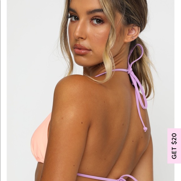 Set of 2- BRAND NEW triangle bikini tops - Picture 4 of 9